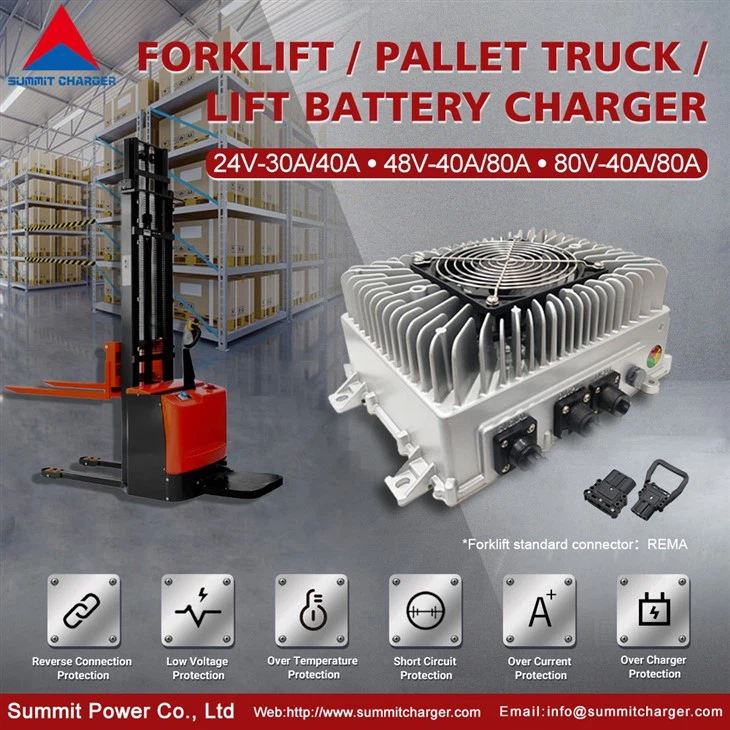 48V 80V फोर्कलिफ्ट बैटरी चार्जर